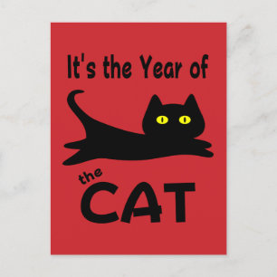 It's the Year of the CAT Postcard