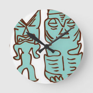 It's Tiki Time! Round Clock
