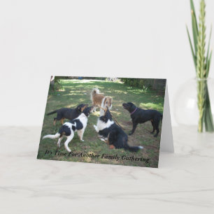 It's Time For Another Family Gathering Card