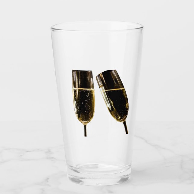 It's time for Beer  Glass (Front)