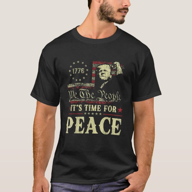 It's Time For Peace Congratulation World T-Shirt (Front)