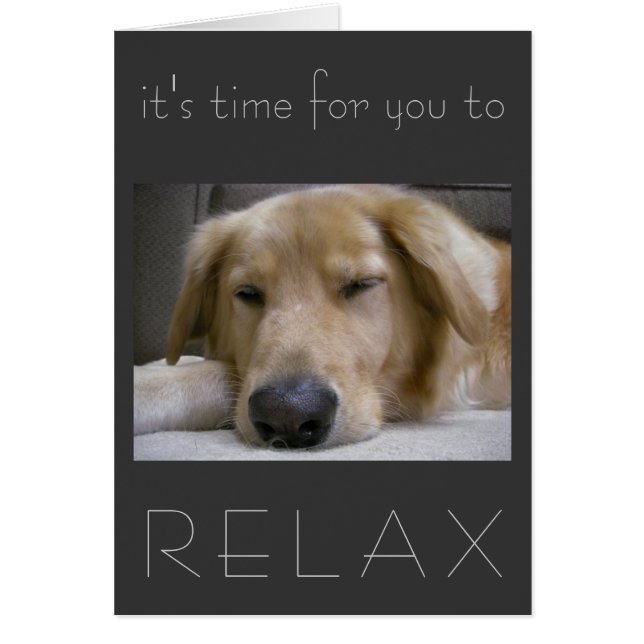 It's time for you to relax (Front)