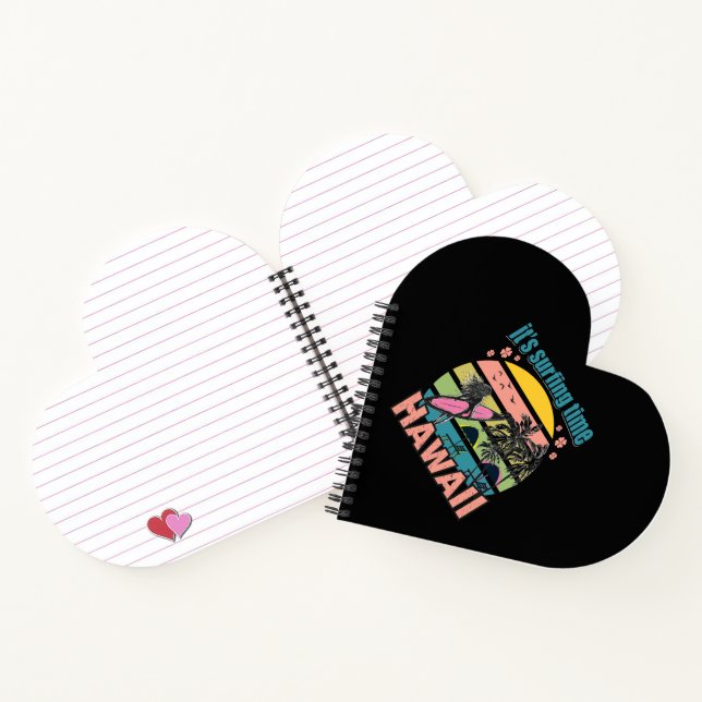 It's Time Surfing - Hawaii Notebook (Inside)
