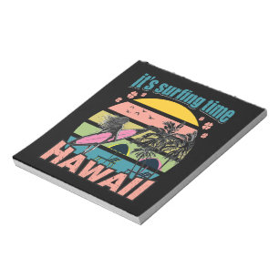 It's Time Surfing - Hawaii Notepad