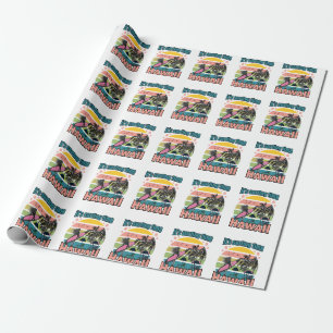 It's Time Surfing - Hawaii Wrapping Paper