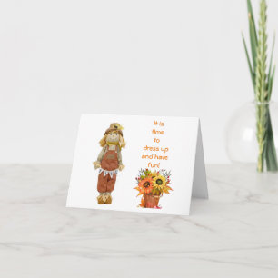 IT'S TIME TO "DRESS UP AND HAVE FUN" CARD