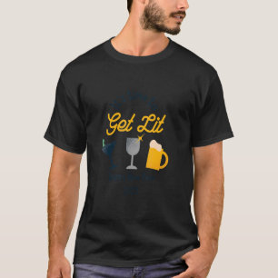 It's Time to Get Lit Happy New Year 2023 Spirts T-Shirt