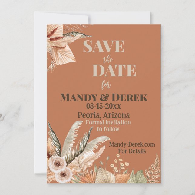 It's Time to Save the Date (Front)