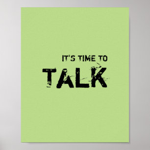 It's time to TALK. Poster