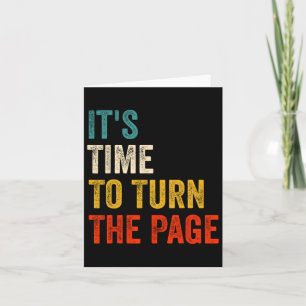 It's Time To Turn Page Kamala Harris 2024 Card