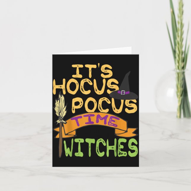 Its Time Witches Card (Front)