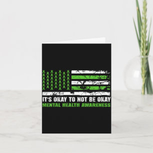 Its to not be mental health awareness american fla card