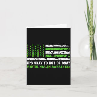 Its to not be mental health awareness american fla card