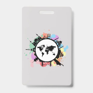 It's travel time ID badge