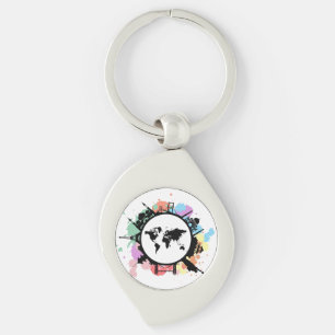 It's travel time key ring