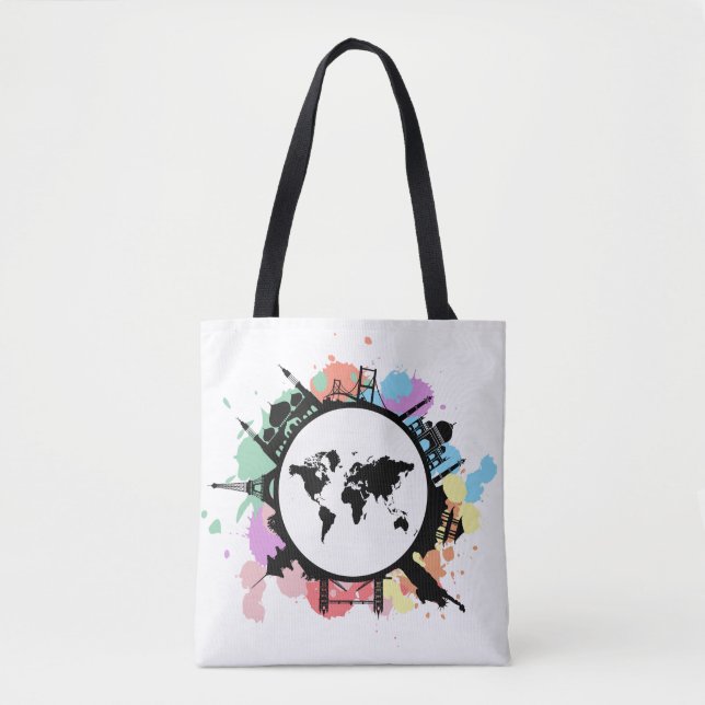 It's travel time tote bag (Front)