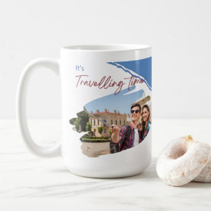 It's Travelling Time Photo Collage Coffee Mug