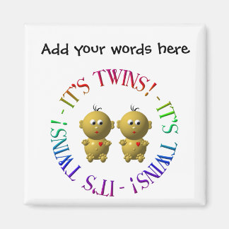 It's twins! magnet