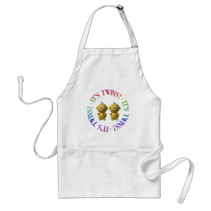 It's twins! standard apron