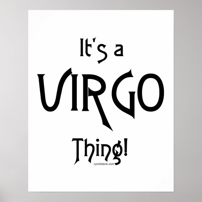 It's Virgo Thing! Poster (Front)