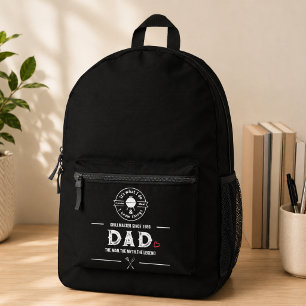 It's What I Do I Smoke Meat Funny Dad BBQ Heart Printed Backpack