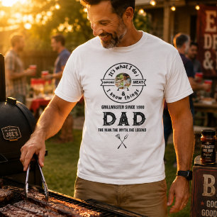 It's What I Do I Smoke Meat Funny Dad Photo T-Shirt