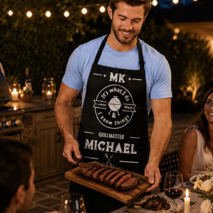 It's What I Do I Smoke Meat & I Know Things Funny Apron