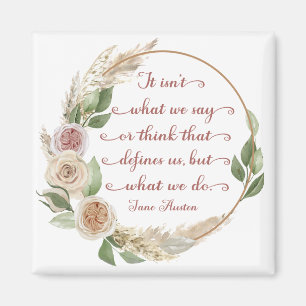 It's What We Do Jane Austen Quote Magnet