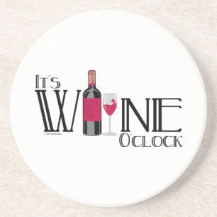 It's Wine O'clock Coaster