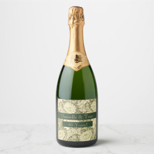 It's Wine O'clock Cocktail Sparkling Wine Label