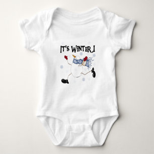 It's  Winter Snowman Holidays Baby Bodysuit