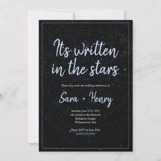 It's Written in the Stars Wedding Invitation