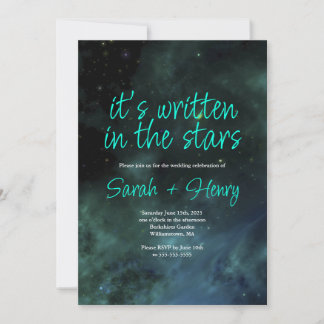 It's Written in the Stars Wedding Invitation