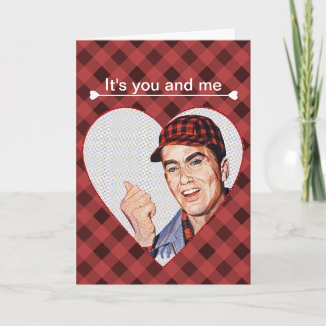 It's you and me holiday card (Front)