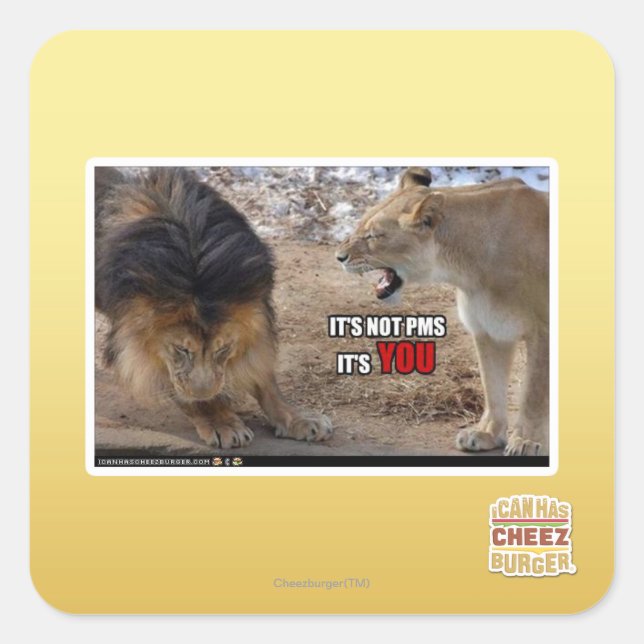 It's YOU! Square Sticker (Front)