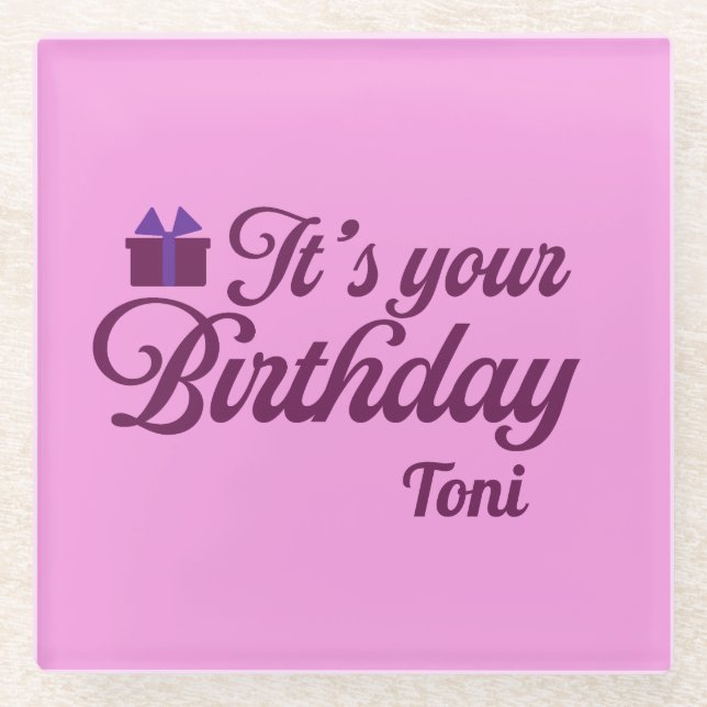 It's Your Birthday Coasters (Front)