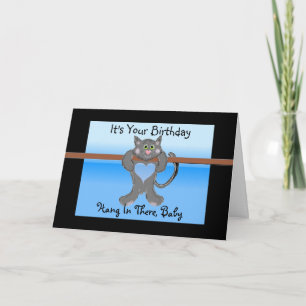 It's Your Birthday Funny Cat Card