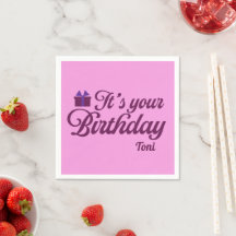 It's Your Birthday Napkins