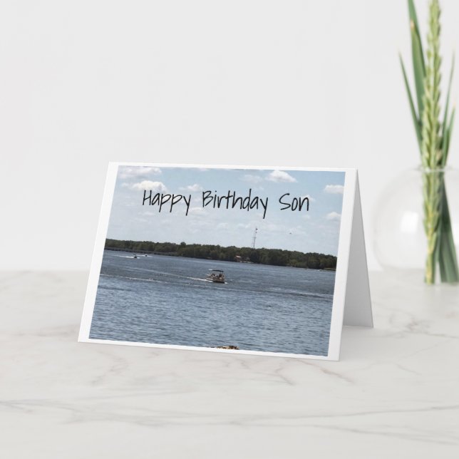 IT'S YOUR BIRTHDAY **SON** RELAX AND ENJOY CARD (Front)