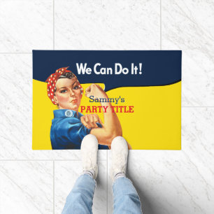 It's Your Custom Rosie Party Personalise This Doormat