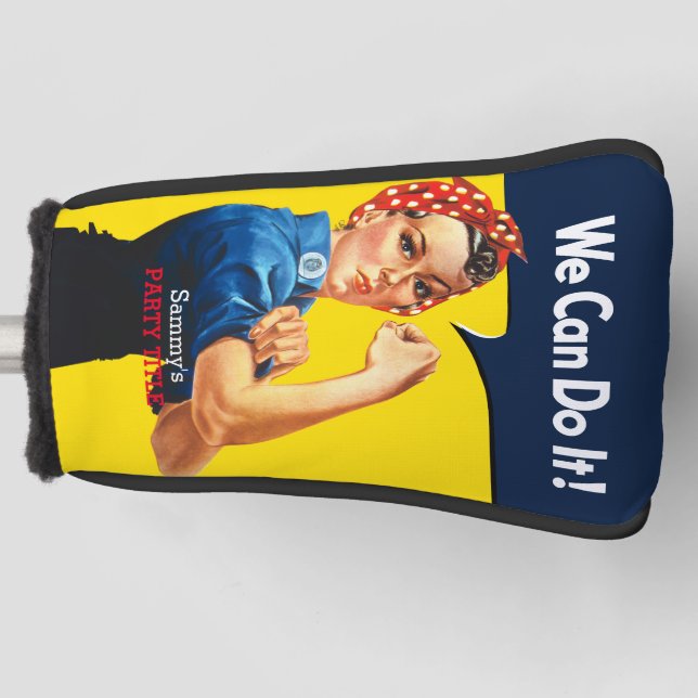 It's Your Custom Rosie Party Personalise This Golf Head Cover (Front)