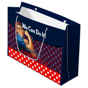 It's Your Custom Rosie Party Personalise This Large Gift Bag