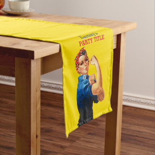 It's Your Custom Rosie Party Personalise This Short Table Runner