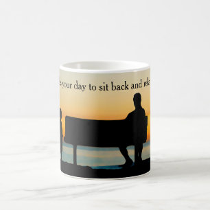 "It's your day to sit back and relax" Father's Day Coffee Mug