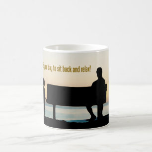 "It's your day to sit back and relax" Father's Day Coffee Mug