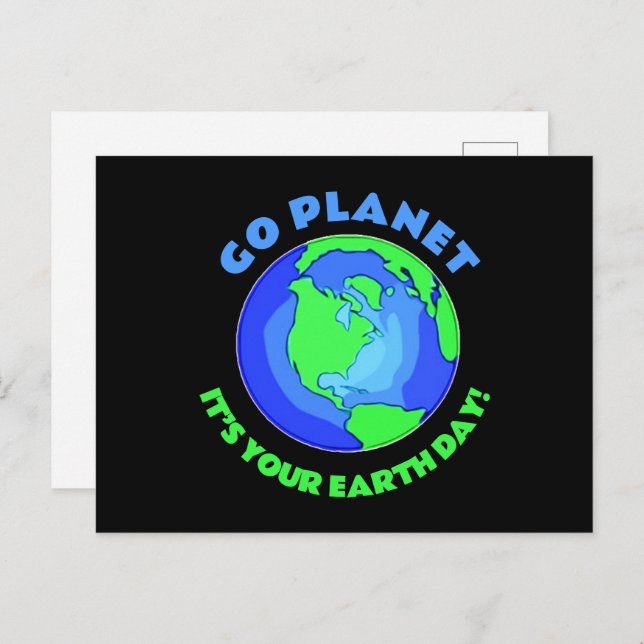 It's Your Earth Day! Postcard (Front/Back)