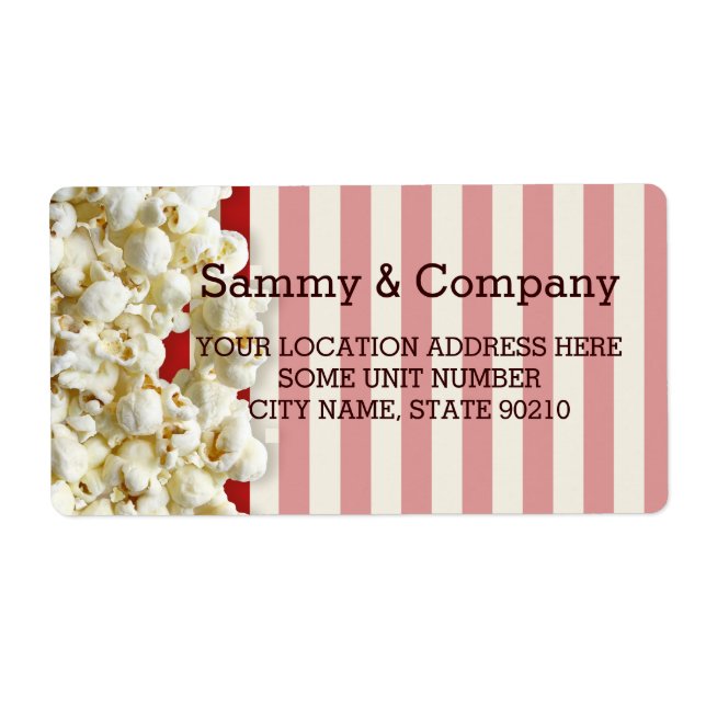 It's Your Party Personalised Popcorn Style (Front)