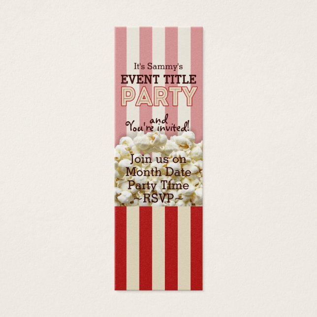 It's Your Personalised Party Supply. (Front)