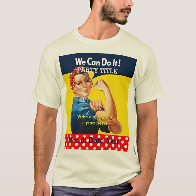 It's Your Rosie Party Tee Personalise it (Front)