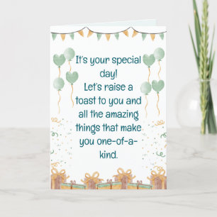 It's Your Special Day Holiday Card